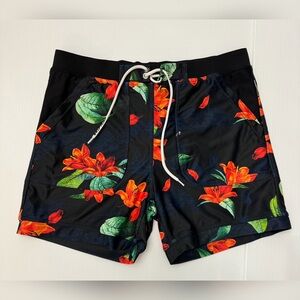 Taddlee Floral Swim Trunk Board Shorts - M
